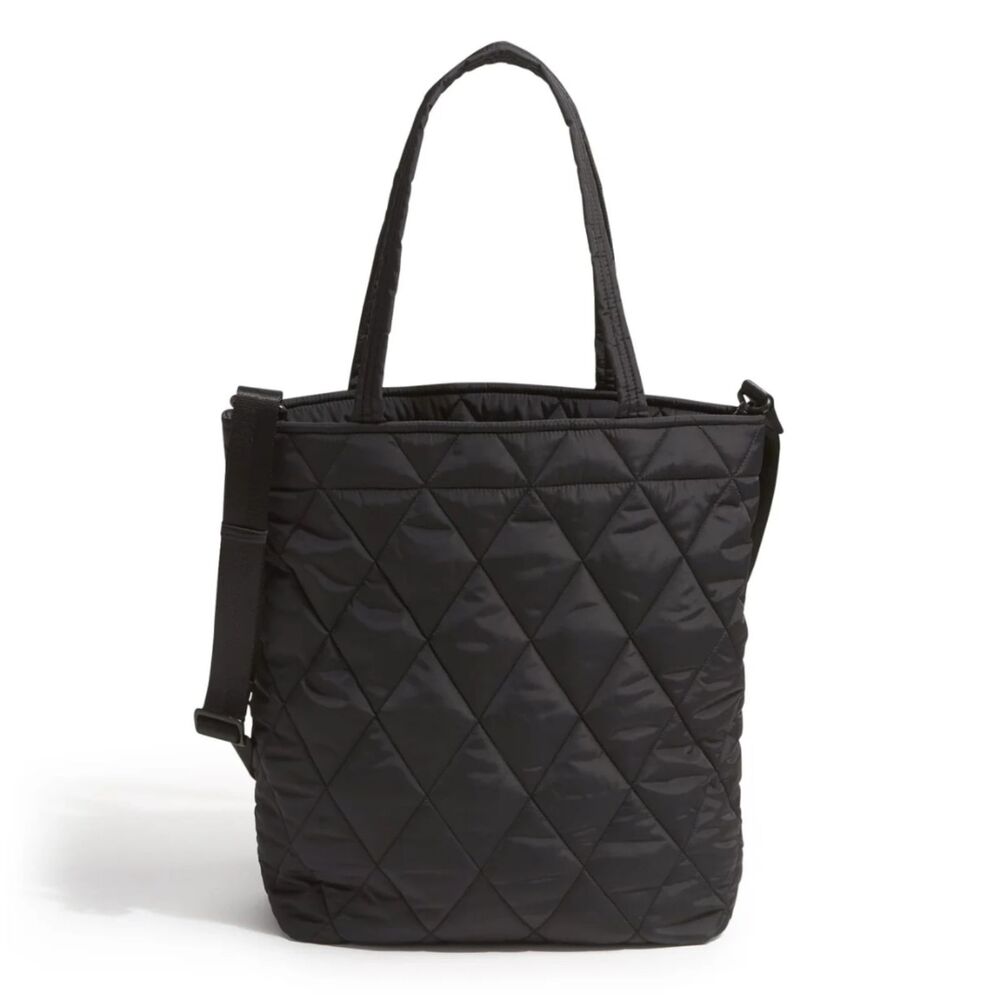 Large Vera Bradley Tote Bag - Ultra South Tote Black